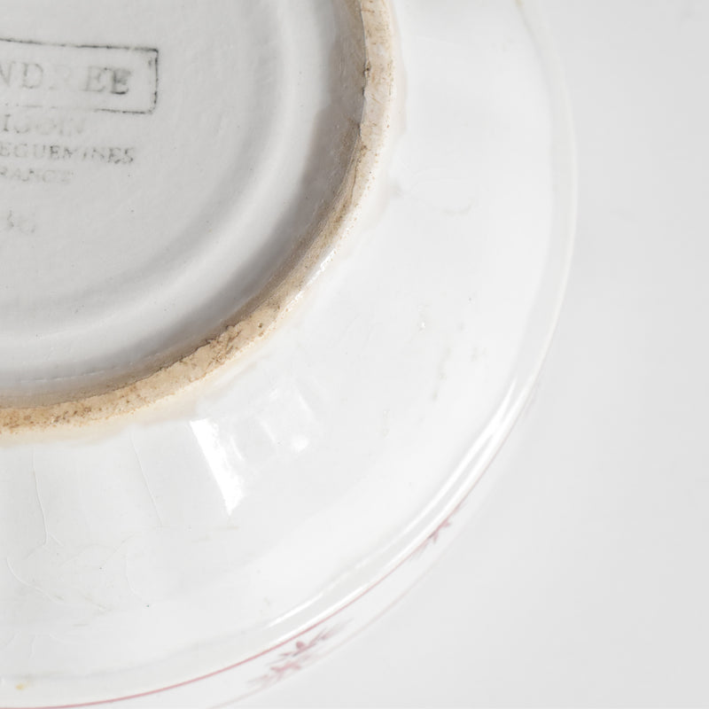 Vintage Bowl Digoin & Sarreguemines Andrée