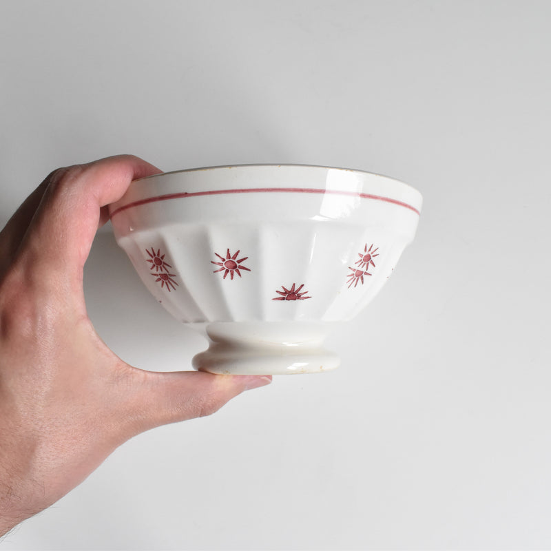 Vintage Cafe au Lait Bowl Digoin & Sarreguemines Andrée