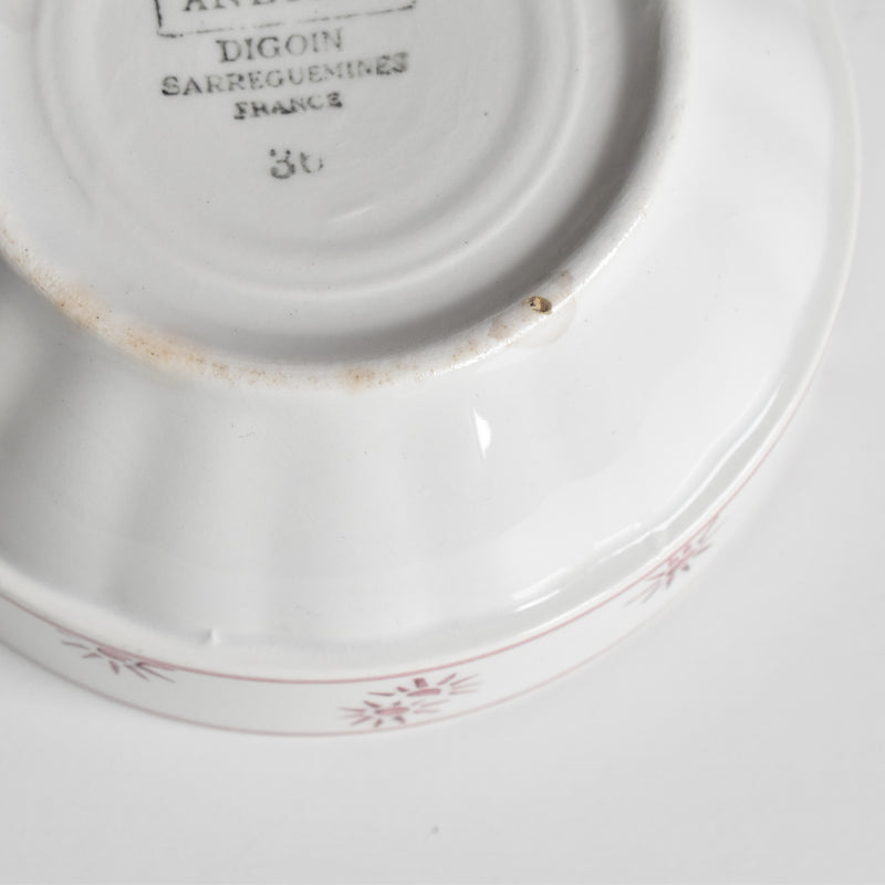 Vintage Small Bowl Digoin & Sarreguemines Andrée