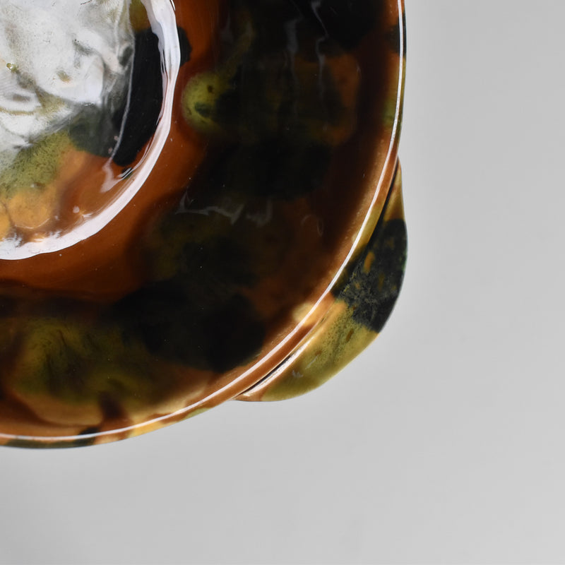 Vintage Bowl with Handle Digoin & Sarreguemines A
