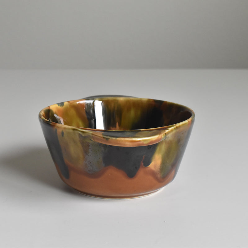 Vintage Bowl with Handle Digoin & Sarreguemines C