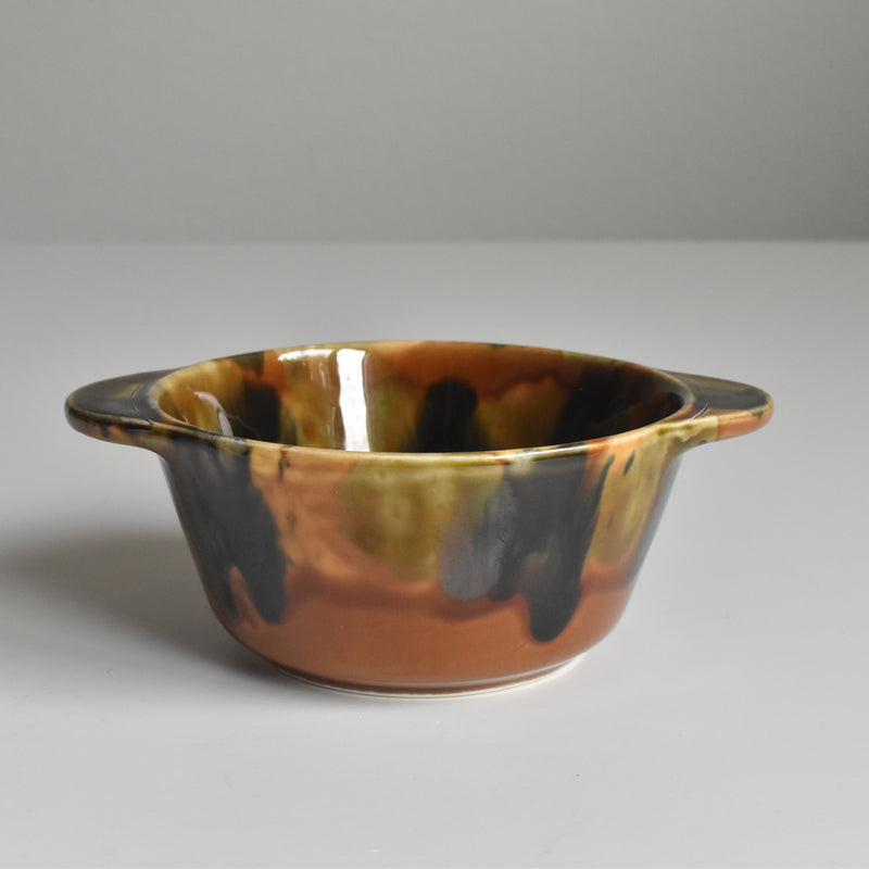 Vintage Bowl with Handle Digoin & Sarreguemines C