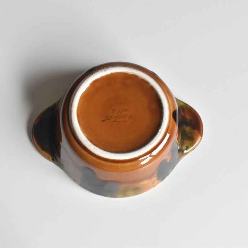 Vintage Bowl with Handle Digoin & Sarreguemines C