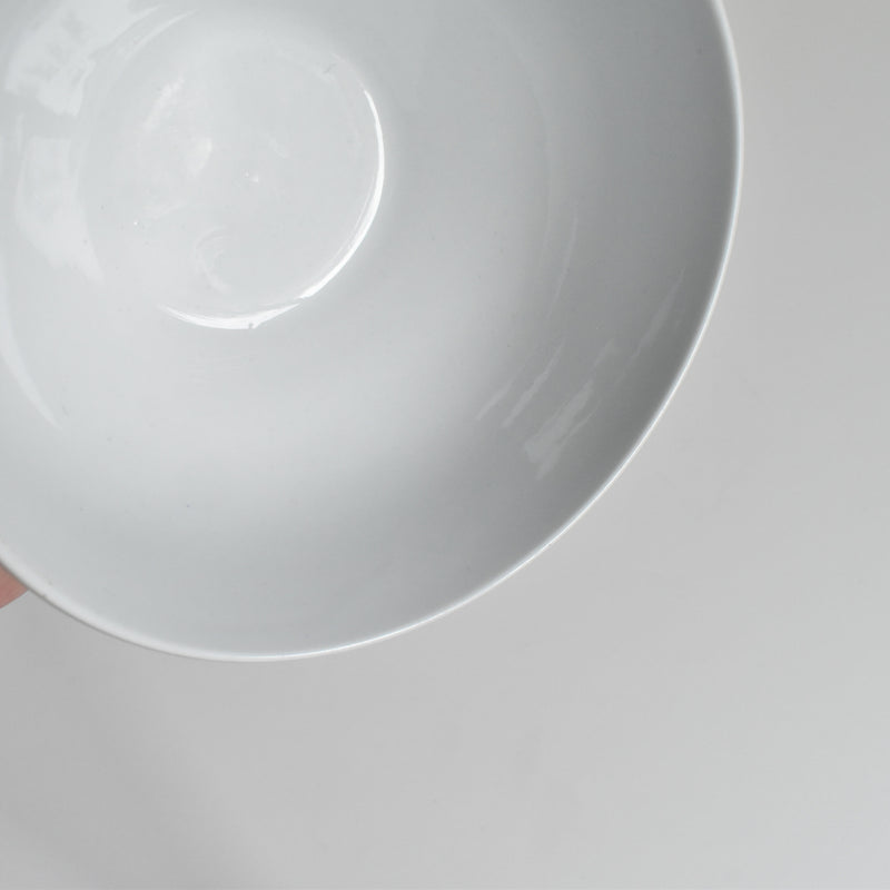 Vintage Cafe au Lait Bowl Rouge Pois Blanc