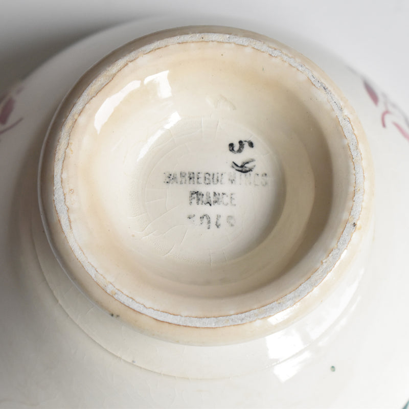 Vintage Cafe au Lait Bowl Digoin & Sarreguemines 59