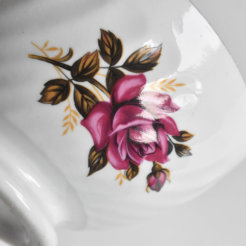 Vintage Cafe au Lait Bowl Digoin & Sarreguemines Roses A