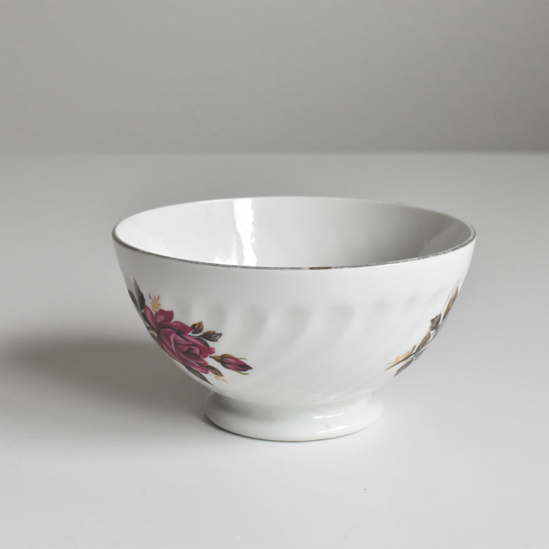 Vintage Digoin & Sarreguemines Cafe au Lait Bowl - Roses B