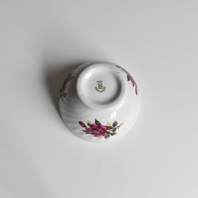 Vintage Digoin & Sarreguemines Cafe au Lait Bowl - Roses B