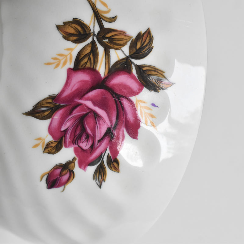 Vintage Digoin & Sarreguemines Cafe au Lait Bowl - Roses B