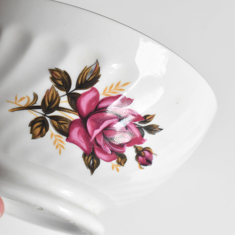 Vintage Digoin & Sarreguemines Cafe au Lait Bowl - Roses B