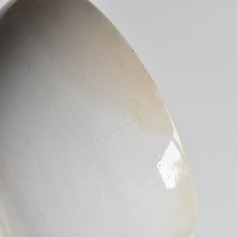 Vintage Bowl Digoin & Sarreguemines White