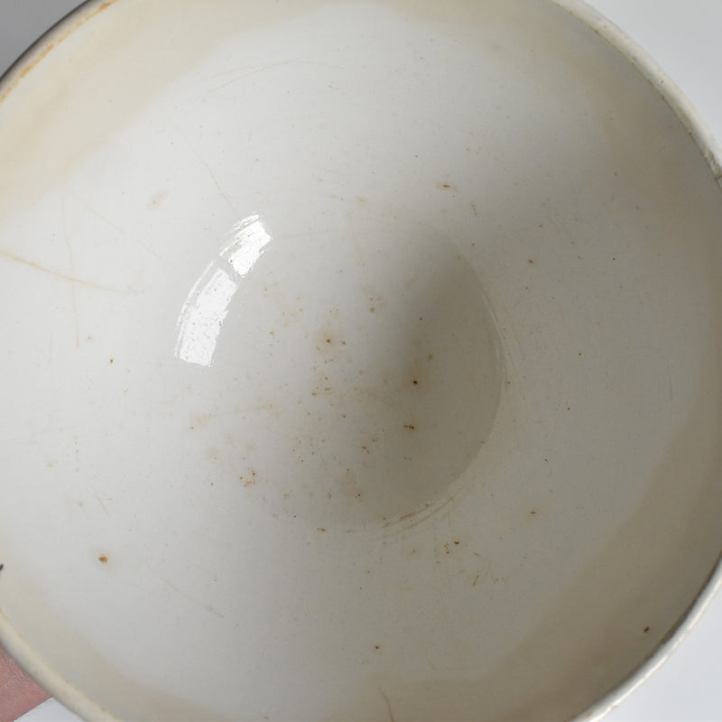 Vintage Bowl Digoin & Sarreguemines White