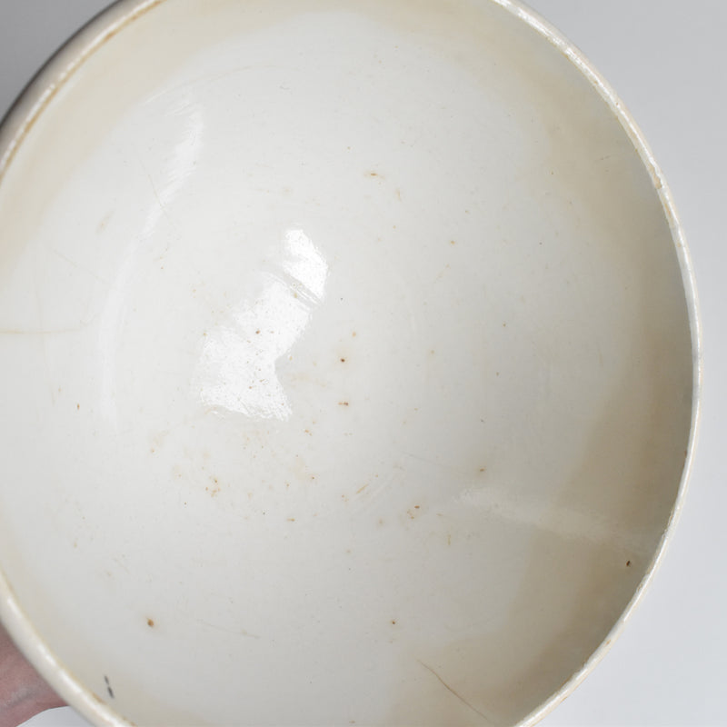 Vintage Bowl Digoin & Sarreguemines White