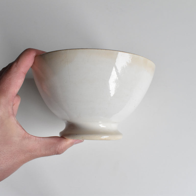 Vintage Bowl Digoin & Sarreguemines White