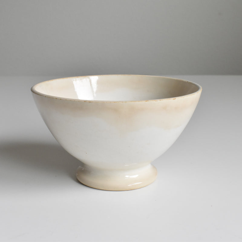 Vintage Bowl Digoin & Sarreguemines White