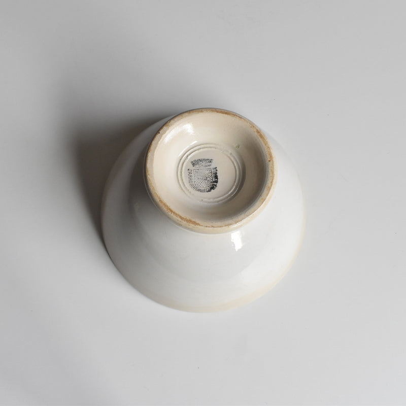 Vintage Bowl Digoin & Sarreguemines White