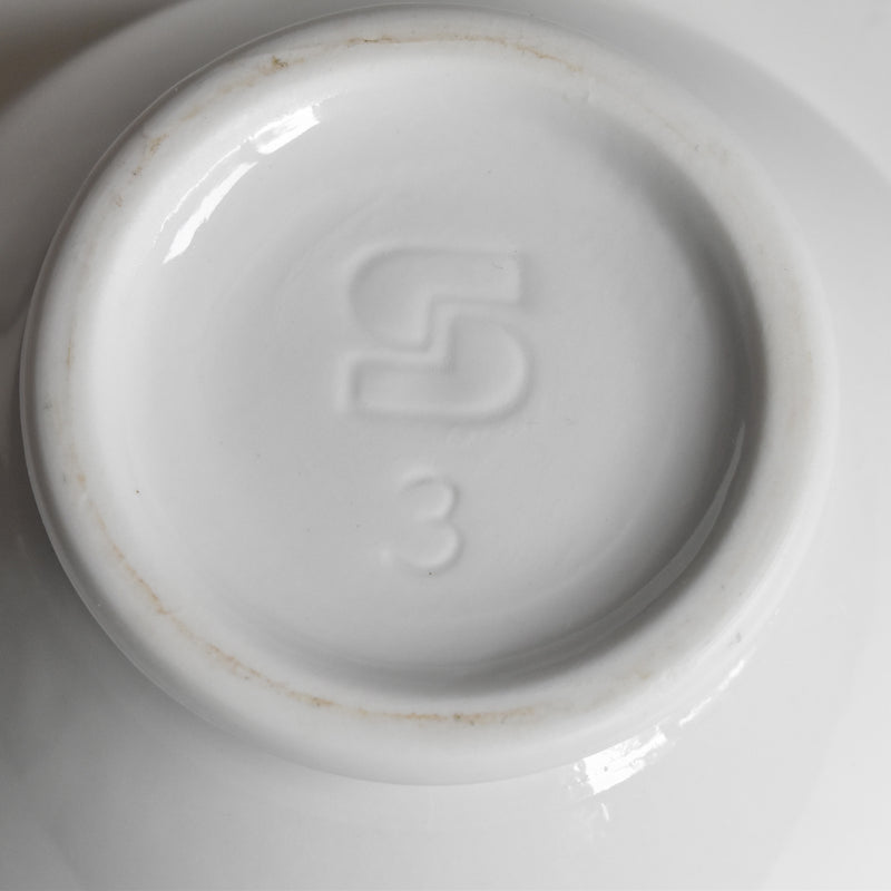 Vintage Bowl Digoin & Sarreguemines White