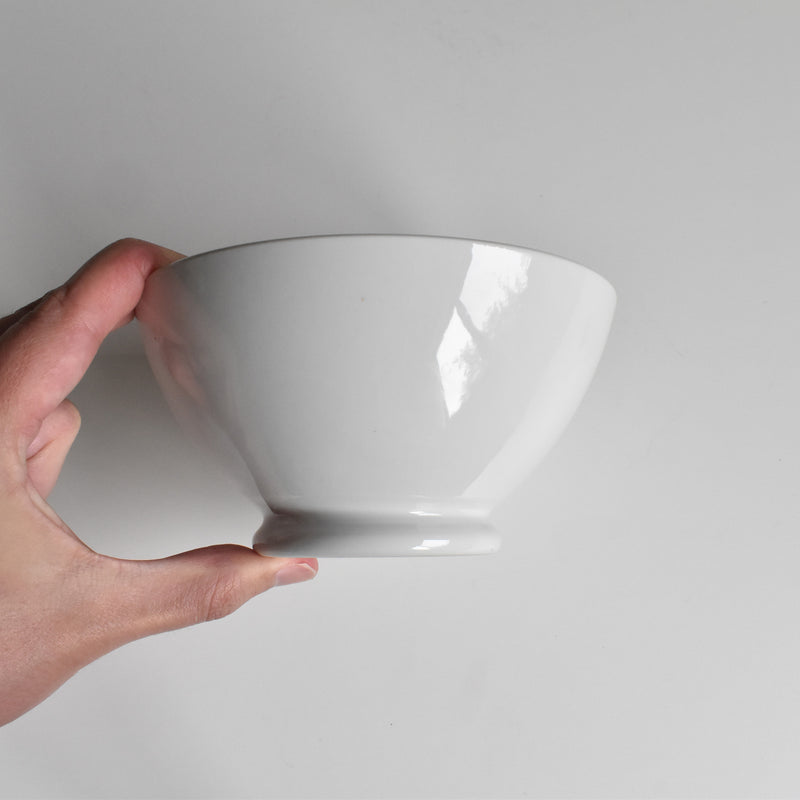 Vintage Bowl Digoin & Sarreguemines White