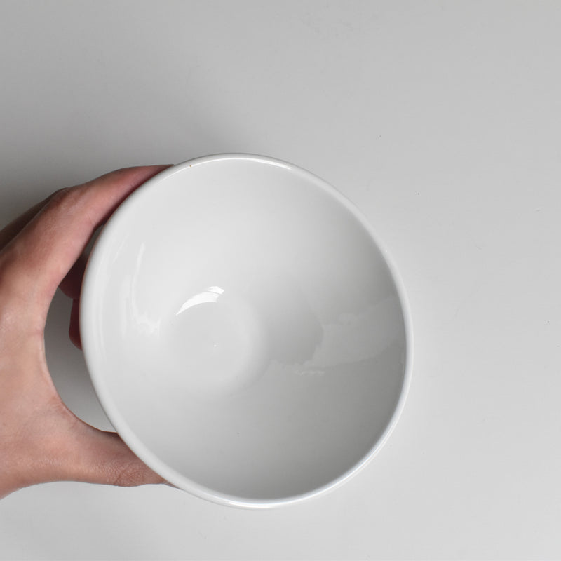 Vintage Bowl Digoin & Sarreguemines White