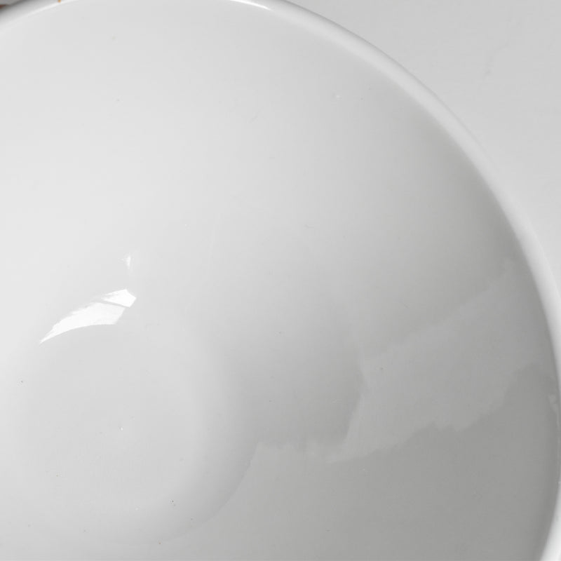 Vintage Bowl Digoin & Sarreguemines White