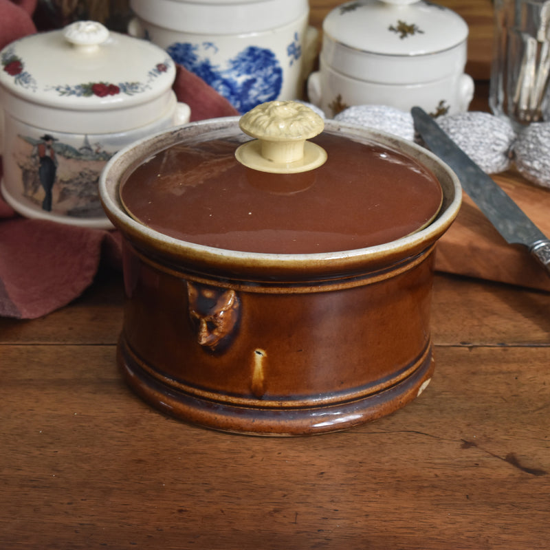 Antique Terrine Brown