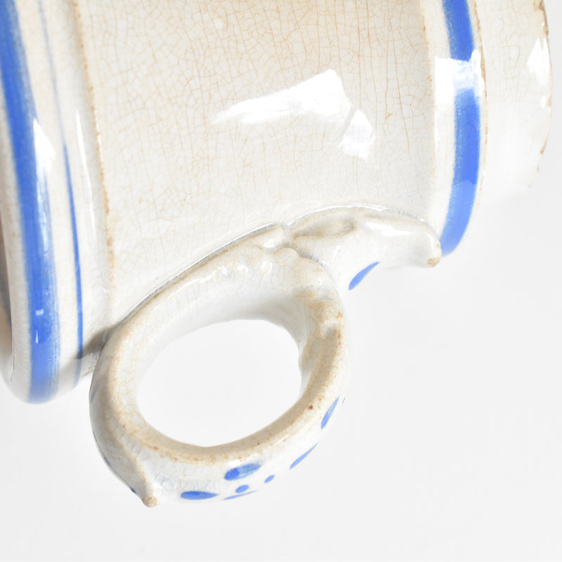 Antique Cup, Brûlot, Creil & Montereau, Blue