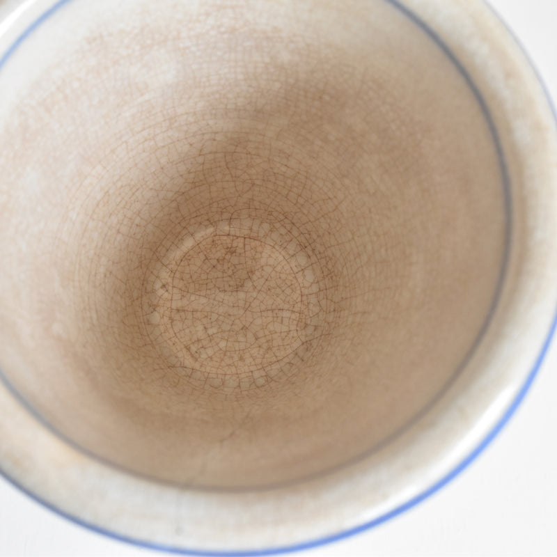 Antique Cup, Brûlot, Creil & Montereau, Blue