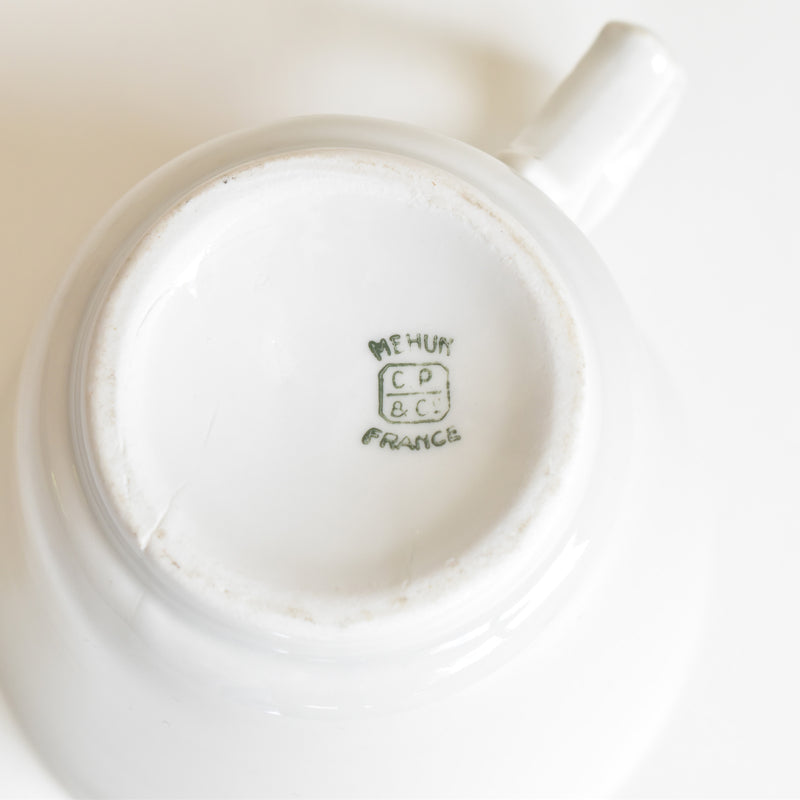 Antique Cup Pillivuyt Mehun