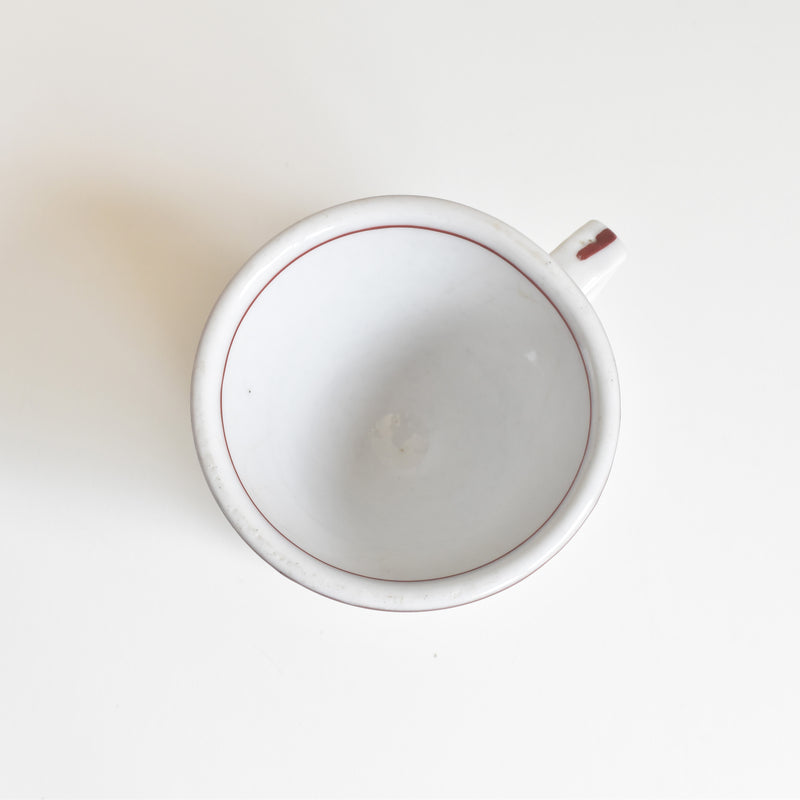 Antique Cup Brouillet Red