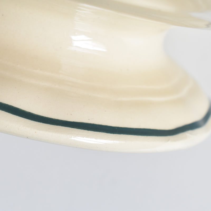 Vintage Gien Butterfly Pedestal Plate