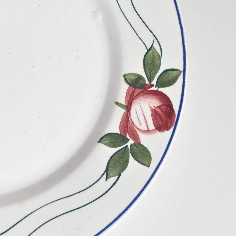 Vintage Pedestal Plate NOUVELLES GALERIES PARIS Les Roses A
