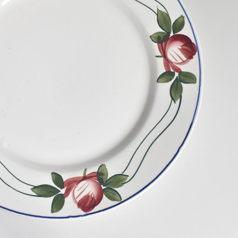 Vintage Pedestal Plate NOUVELLES GALERIES PARIS Les Roses A