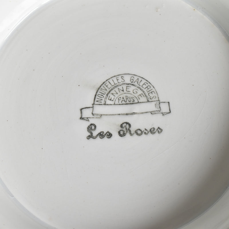 Vintage Pedestal Plate NOUVELLES GALERIES PARIS Les Roses A