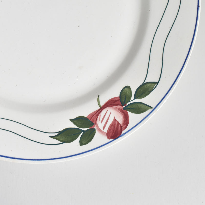 Vintage Footed Plate NOUVELLES GALERIES PARIS Les Roses (The Roses) B