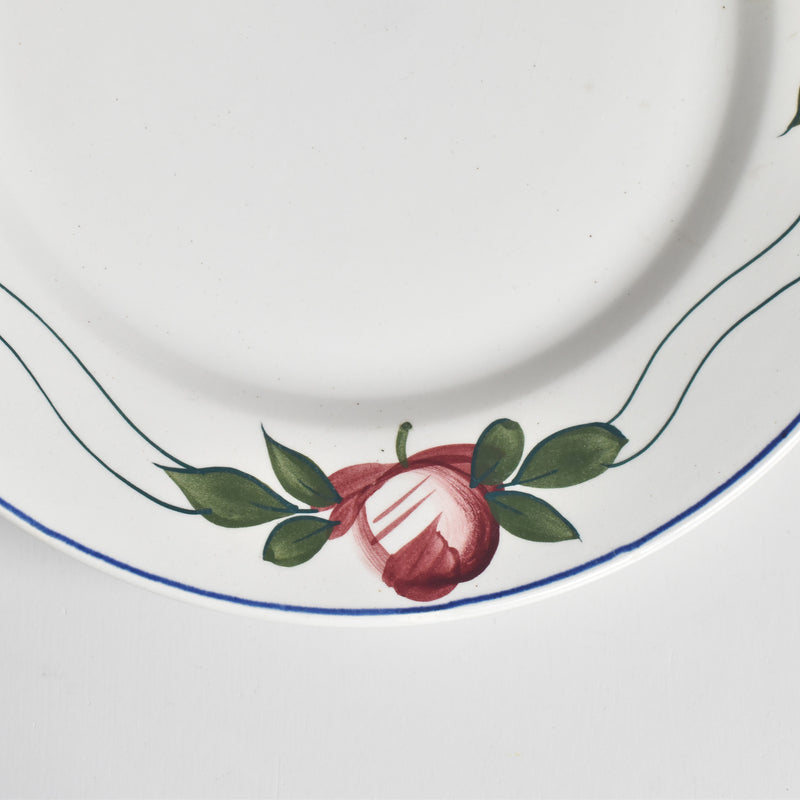 Vintage Footed Plate NOUVELLES GALERIES PARIS Les Roses (The Roses) B