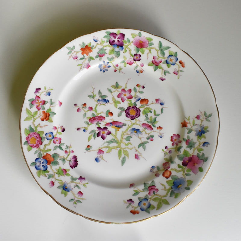Antique Footed Plate Minton Pattern A