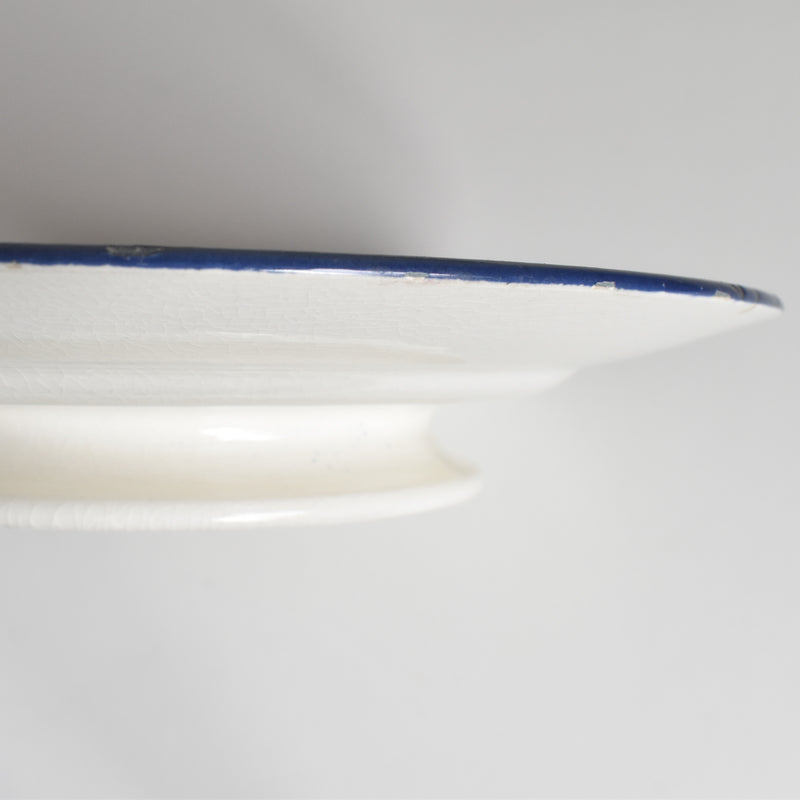 Vintage Footed Plate Sarraguemines Thébes A