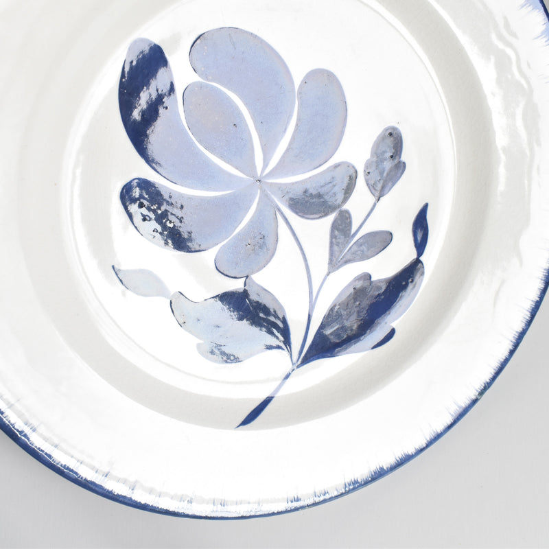 Vintage Footed Plate Sarraguemines Thébes A