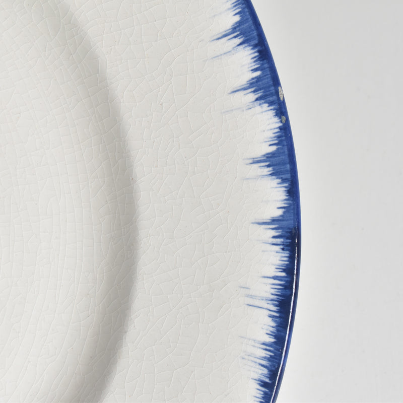 Vintage Footed Plate Sarraguemines Thébes A