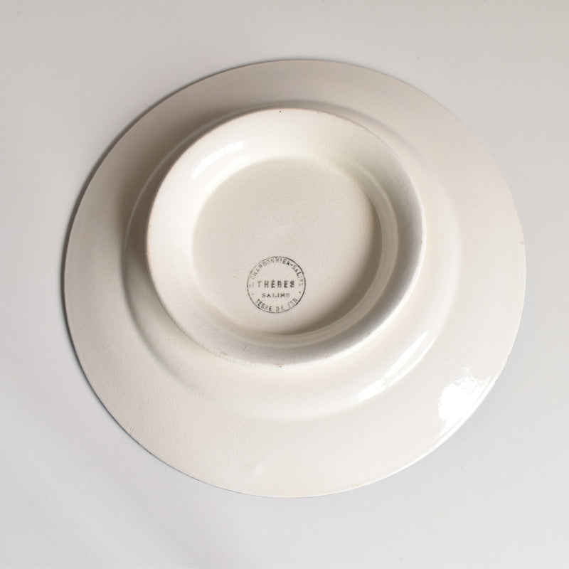 Vintage Footed Plate Sarran Thébes B