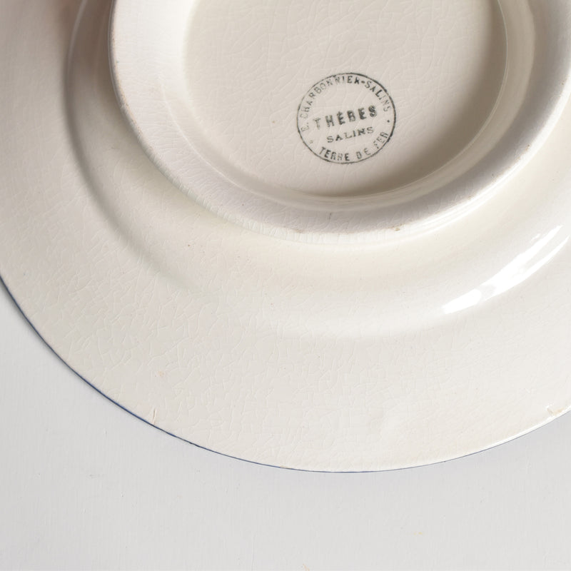 Vintage Footed Plate Sarran Thébes B