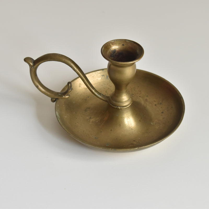 Vintage Brass Candle Holder