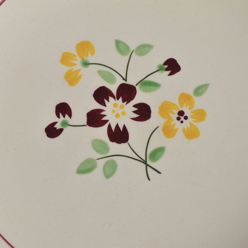 Vintage Compote Dish, Salins Rustique