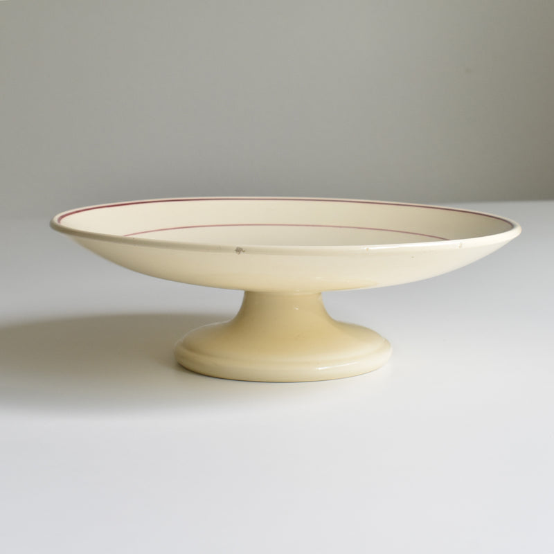 Vintage Compote Dish, Salins Rustique