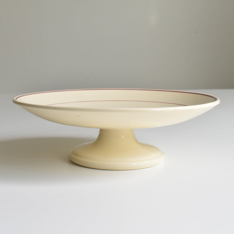 Vintage Compote Dish, Salins Rustique