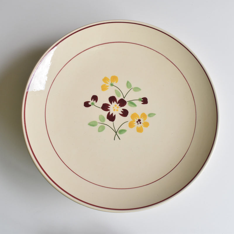 Vintage Compote Dish, Salins Rustique
