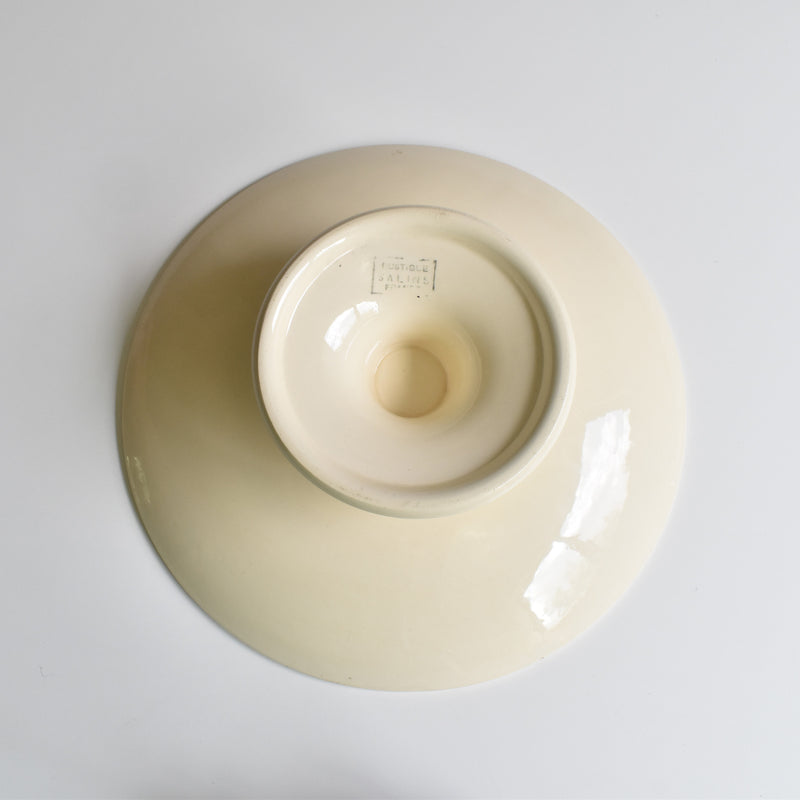 Vintage Compote Dish, Salins Rustique