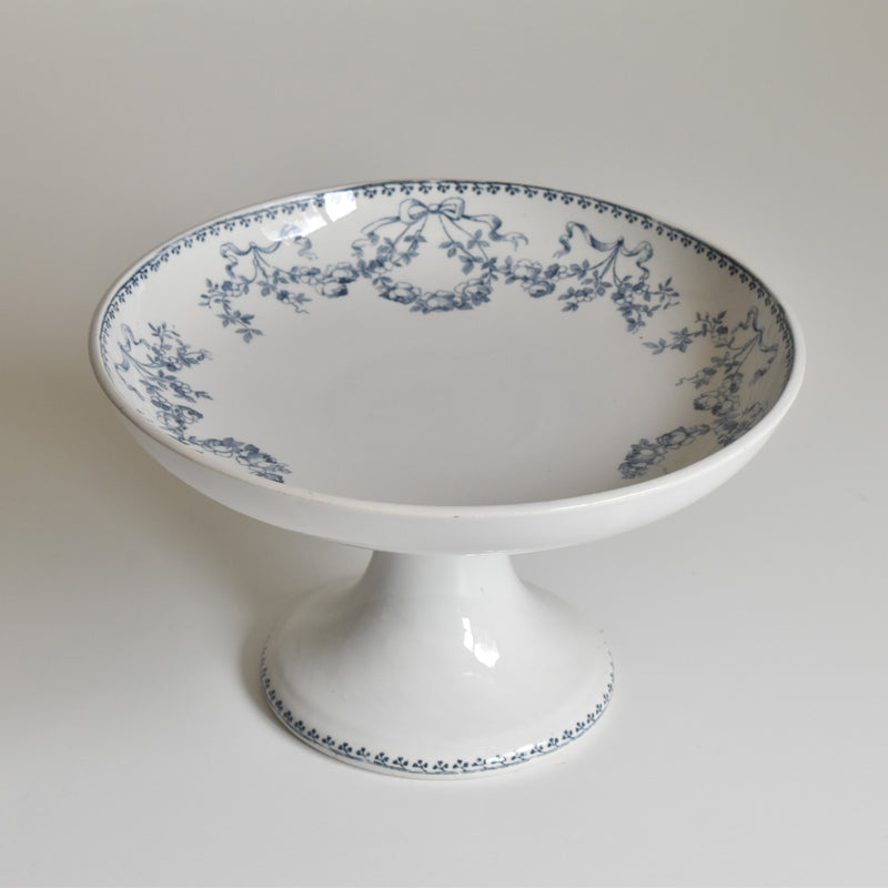 Antique Compote Dish U&C Sarreguemines Mozart