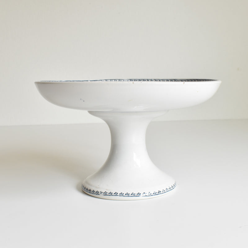 Antique Compote Dish U&C Sarreguemines Mozart