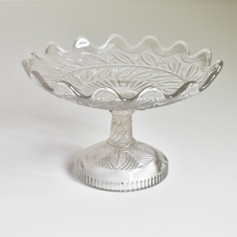 Vintage Glass Compote Gui